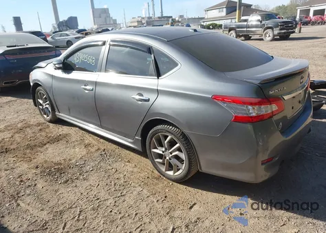 2015 Nissan Sentra Sr from USA, damaged, VIN 3N1AB7AP5FY365780
